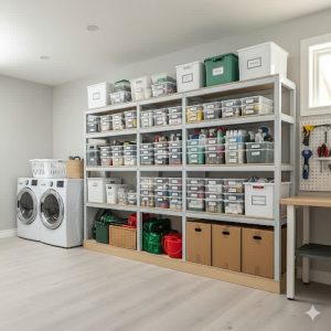 اصول قفسه بندی انباری منزل، راهنمای جامع برای بهینه‌ سازی فضا