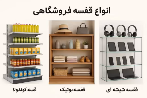 انواع قفسه بندی فروشگاهی