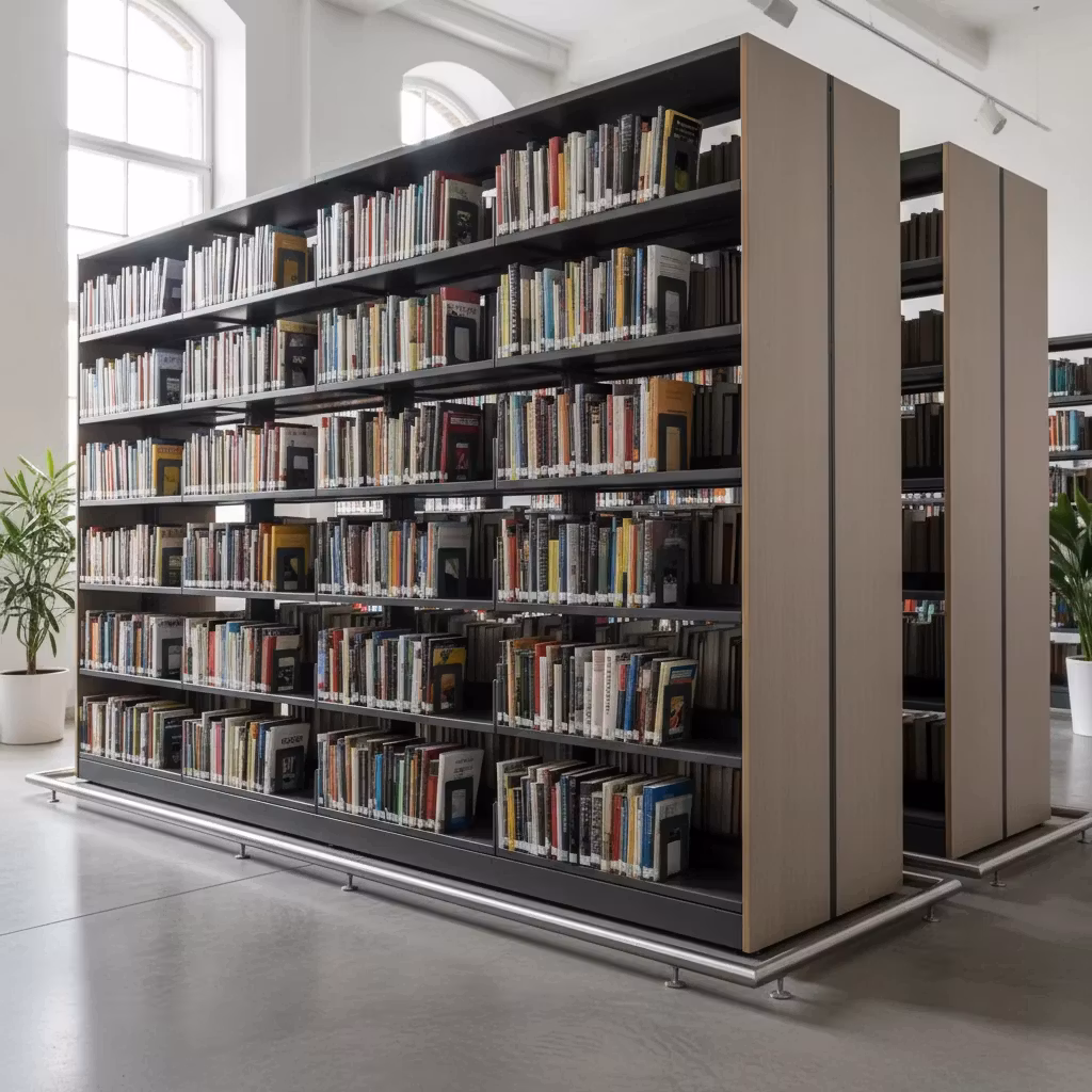 قفسه کتابخانه ریلی